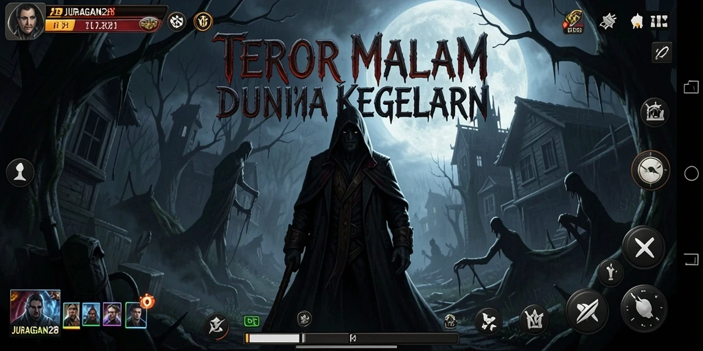 Gameplay JURAGAN28 yang mencekam dan penuh ketegangan.