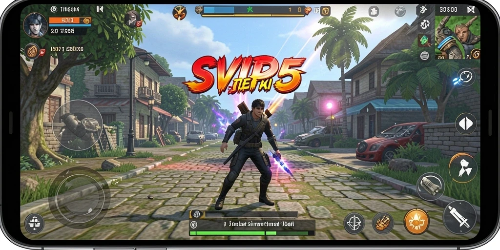 Tampilan screenshot SVIP5 menampilkan gameplay yang realistis dan menantang.