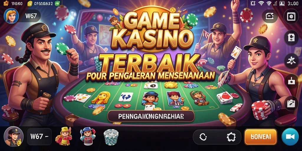 Gameplay menarik W67 dengan grafis Kasino yang mengesankan.